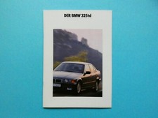 Prospekt / Katalog / Broschüre - BMW 3er E36 - 325 td - 1/1992