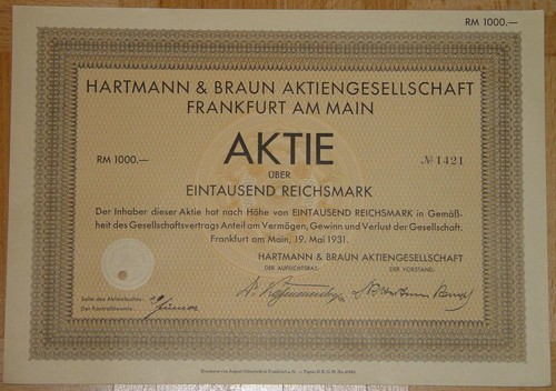Hartmann braun - hartmann, &