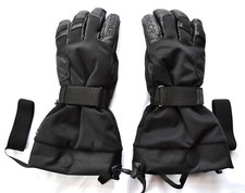BOGNER PRIMO DAMEN lange SKI HANDSCHUHE SCHWARZ 50% LEDER 259€ Gr 7 8,5 S L NEU