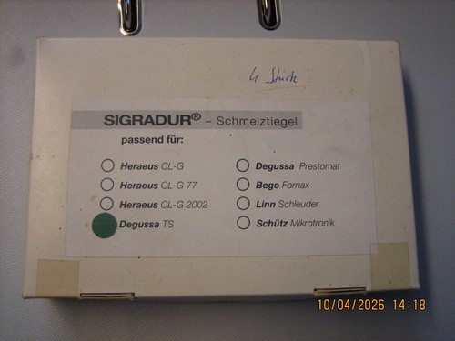 Schmelztiegel sigradur für - sigradur,