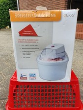 Quigg Speiseeismaschine, Sorbet, Frozen Yoghurt, 1,1 Liter