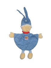 WIE NEU * Sigikid Clown Harlekin Wichtel Schmusetuch Schnuffeltuch Kuscheltuch
