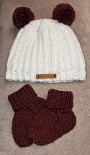 NEWBORN-SET Babymütze Babysocken Erstlingsset Erstausstattung ❗️handmade NEU❗️