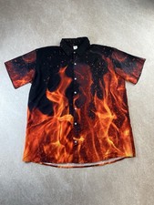 Herren XL schwarz Button Down