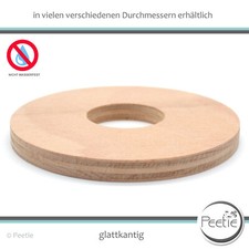 1x Holzring Buche Sperrholz