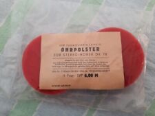 1 Paar Ohrpolster neu NOS für RFT DK 78 Stereo-Kopfhörer Funktechnik Leipzig