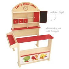 Roba Kids Verkaufsstand Kaufmannsladen Tante Emma Holz Natur NEU