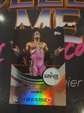 Topps wwf wwe - universe, bret