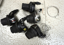 5 Schalthebel Grip Shift teils Shimano Revoshift / Sachs (A024-061)