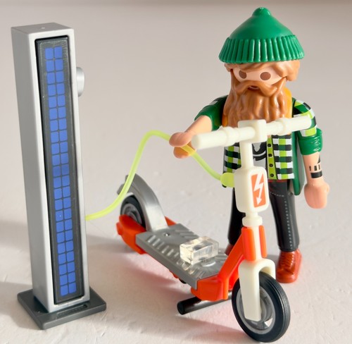 Playmobil scooter reiter - e,