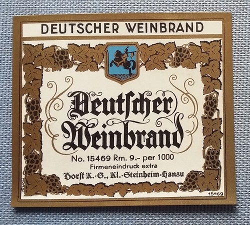 Altes schnapsetikett - altes,