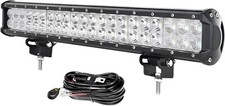 20 Zoll 126W LED Lightbar Auto 12V Kabelbaum Lichtbalken Arbeitsscheinwerfer A3