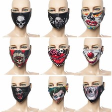 Mundmaske Bikermaske Totenkopf