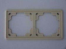 GIRA altes Standard cremeweiß orange BSF 70x70mm *gebraucht* einzeln wählbar #27