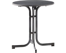Gartentisch Sieger 207/G 70 cm grau Gestell aus Stahl in eisengrau, Gartentischp