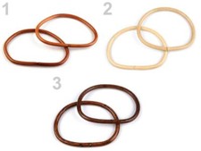 Taschengriffe aus Bambus 1 Paar Taschengriffe ca.14 x 17,5 cm