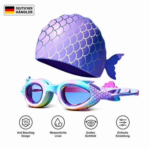 Kinder schwimmbrille set - schwimmbrille,