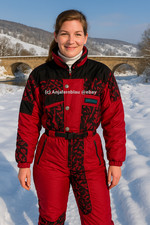 Skianzug Glanznylon Oldschool