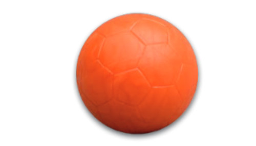 Kicker ball hart orange - pe, hart,