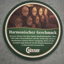 Bierdeckel Coaster Beermat Gösser Bier  #1038# Österreich