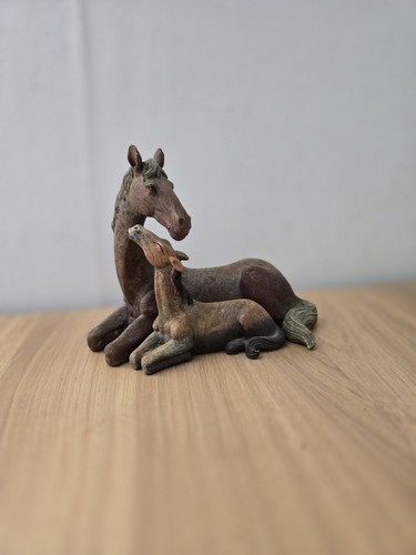 Pferde dekofigur stute mit - pferde,