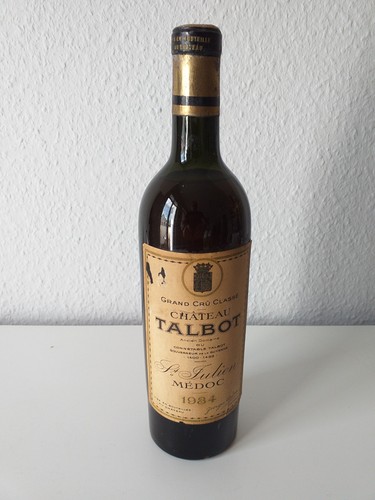 Sammlerflasche chateau talbot - sammlerflasche,