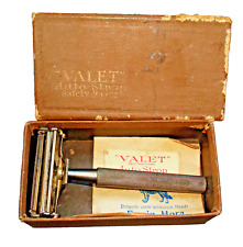 VALET AUTO STROP SAFETY RAZOR LONDON 1940-45Nassrasierer Rasierapparat  