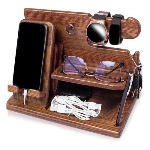 Handy dockingstation aus - handy, holz