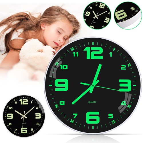 Leuchtende wanduhr leise - leuchtende,