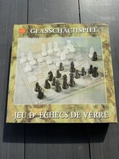 Glasschachspiel Schachbrett