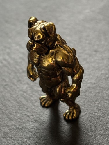 Bulldog bodybuilder figur aus - figur,