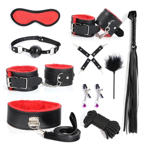Teilig bondage fessel - 10-teilig,