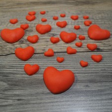 30 Herzen Tortendeko Fondant