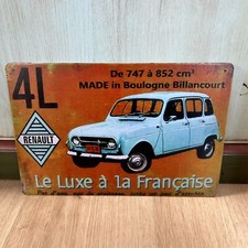 RENAULT R4 BLECHSCHILD