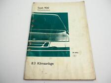 Saab 900 Klimaanlage Reparaturanleitung bis 1994 Werkstatthandbuch