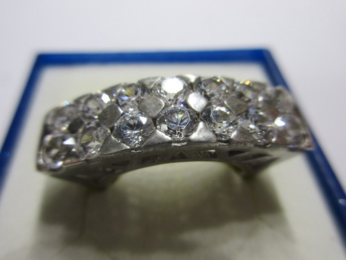Massiver silberring mit - massiver,