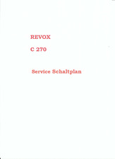 Revox  Service Schaltplan für C 270 englisch Copy