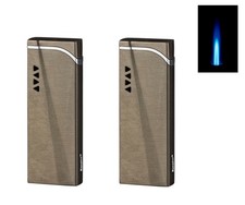 2 x anthrazit Sturm Feuerzeug