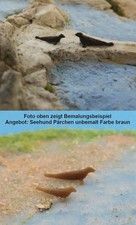 Seehund Pärchen unbemalt