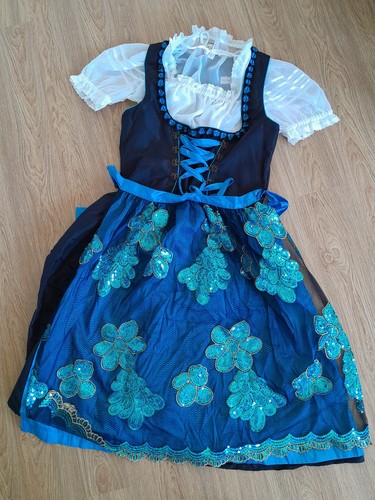 Dirndl landhaus blau - dirndl,