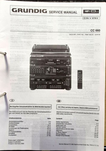 Grundig 660 original - grundig, cc