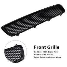 Sport Grill Grille Ganz Matt Schwarz Kühlergrill Für Volvo S40 V50 2004-2007