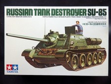 " RUSSIAN TANK SU-85 " TAMIYA 35072 in 1:35 UNGEBAUT / KOMPLETT 100% / IN FOLIE