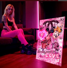 Bild mit LED Beleuchtung "All