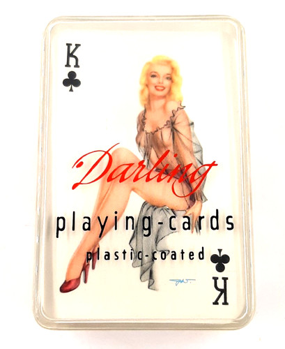 Darling playing cards vintage - darling,