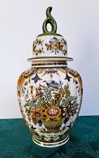 Delft Holland Deckelvase