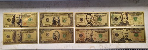 Dollar banknoten - 8x,