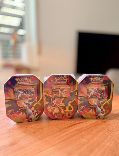 Pokémon tin box - 3x, tin-box