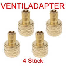 4 x Ventiladapter Reduktion von EM Ventil auf Auto Nutzfahrzeug LKW Reifenventil