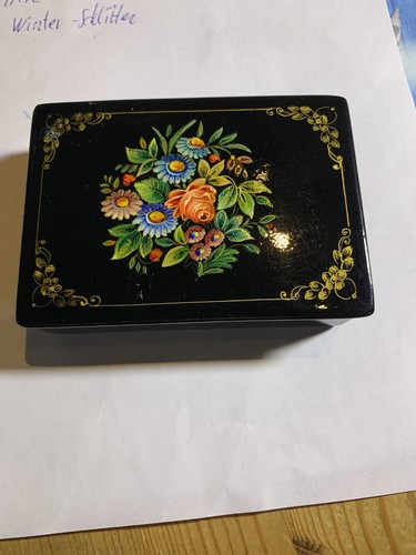 Russische pappmasche dose mit - russische,